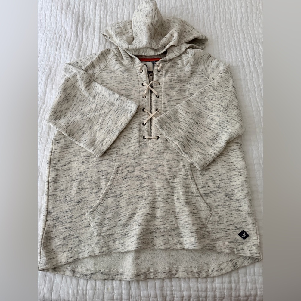 Sperry Womens 3/4 sleeve hooded sweatshirt - NEW